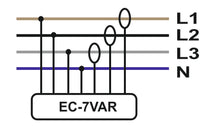 Load image into Gallery viewer, Electrocorder EC-7VAR-RS Three Phase Voltage, Current & Power Factor Recorder